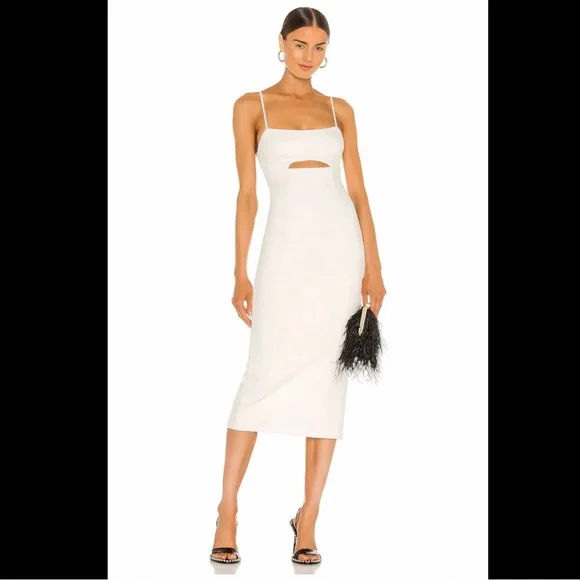 enzo midi dress Cult Gaia Dresses | Cult Gaia Enzo Strappy Cutout Knit Maxi Dress | Color: Yellow | Size: M